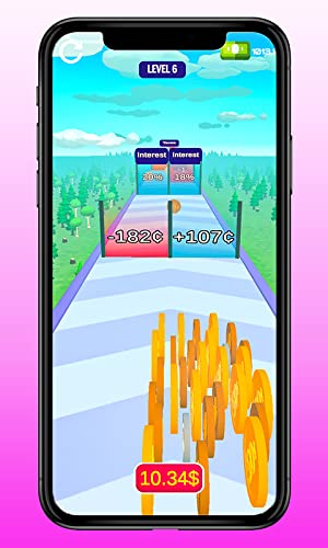 Money Atm Run Rush 3D Coin Roll Bridge Runner Race Challenge - Collect & Stack Coins to Become Rich Math Sort Master Puzzle Game