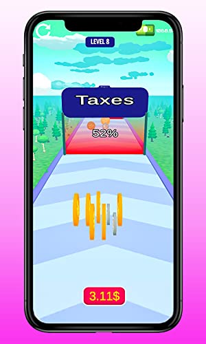 Money Atm Run Rush 3D Coin Roll Bridge Runner Race Challenge - Collect & Stack Coins to Become Rich Math Sort Master Puzzle Game