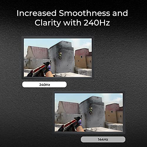 Monitor para juegos BenQ ZOWIE XL2540K de 24.5 pulgadas y 240 Hz, Base más pequeña, Regulación flexible de altura e inclinación, XL Setting to Share, Menú rápido personalizable