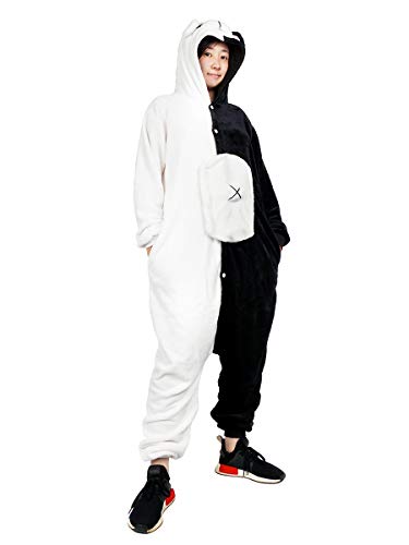 Monokuma Kigurumi | Disfraz de Cosplay para los Fans de Danganronpa | Talla: L