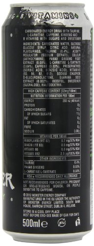 Monster Energy Can 500 Ml (pack Of 12)