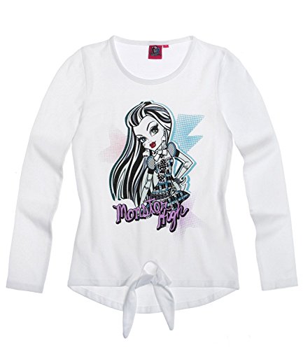 Monster High - Camiseta de manga larga (14 años), color blanco