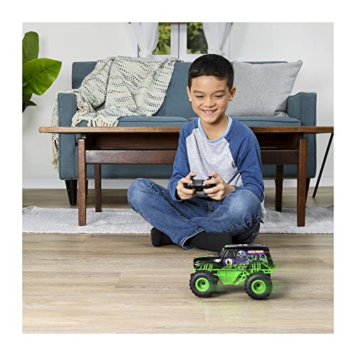 Monster Jam, Auténtica Excavadora de Tumba RC, Escala 1:24, 2.4 GHz, para Edades de 4 años en adelante Authentic Digger, 14.3 x 28.57 x 14.94 cm (Spin Master 6044955)