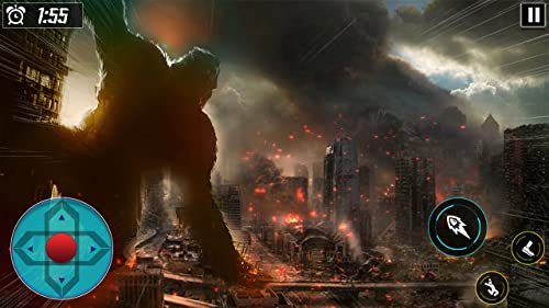 Monster Kaiju Godzilla VS King Kong City Destruction Simulator 3D