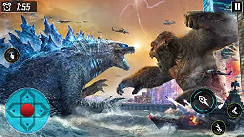 Monster Kaiju Godzilla VS King Kong City Destruction Simulator 3D
