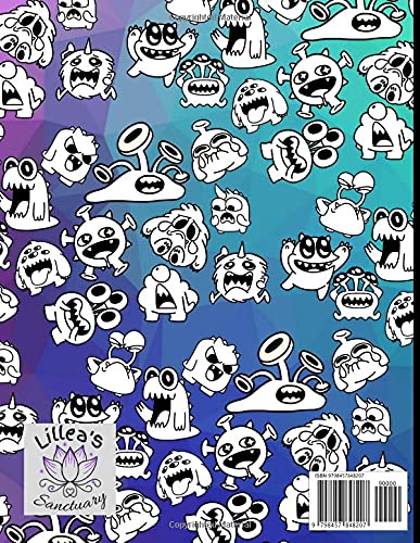 Monster Manager: Undated Weekly Planner, Cute Quirky Colourful, Gift For Moms / Dads / Parents / Friends.