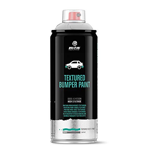 Montana Colors MTN Pro Pintura Parachoques Texturada-Gris, Spray 400ml, 400 ml (Paquete de 1), 400
