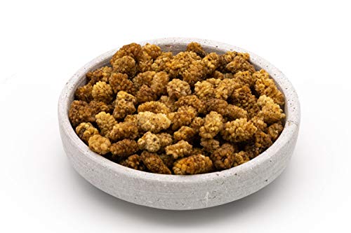 Moras blancas BÍO 1kg – crudas – secadas al sol – sin azúcar ni conservantes sulfurosos - 100% reciclable