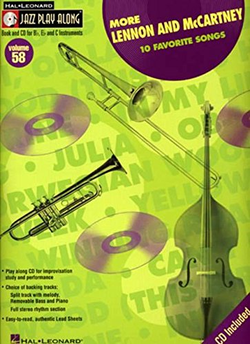 More lennon and mccartney clarinette +cd: Jazz Play-Along Volume 58