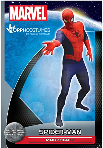Morphsuits 'Spider-Man' - Disfaz Oficial, color Azul/ Rojo, talla M/5'4" (161 cm)