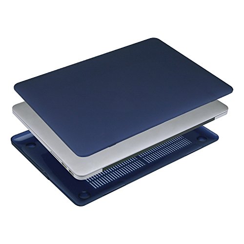 MOSISO Funda Dura Compatible con MacBook Pro 13 Retina A1502 / A1425 (Versión 2015/2014/2013/fin 2012), Ultra Delgado Carcasa Rígida Protector de Plástico Cubierta, Azul Marino