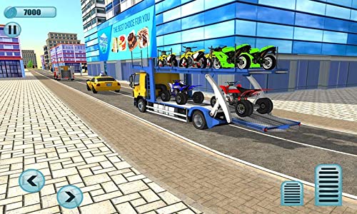 Motorcycle Transporter Truck: Bike Transport Games