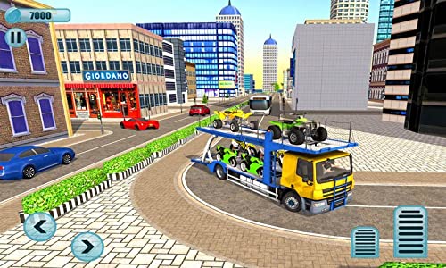 Motorcycle Transporter Truck: Bike Transport Games
