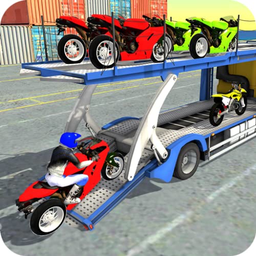 Motorcycle Transporter Truck: Bike Transport Games