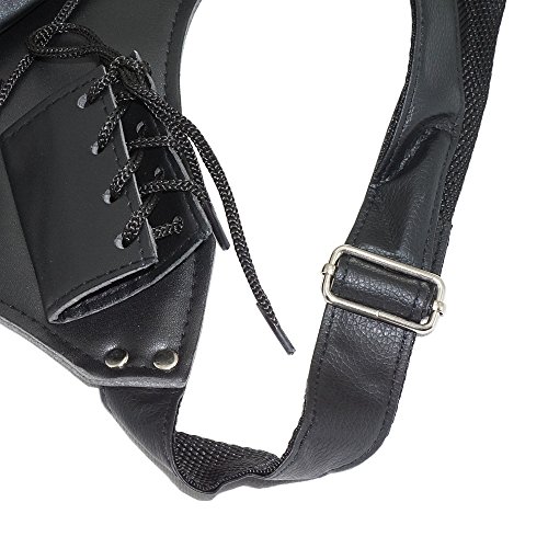 Moumou Sword Bag Sword Carry Case Correa Trasera para Ninja Hero Cosplay Anime Costume (Correa Trasera para Doble Espada)