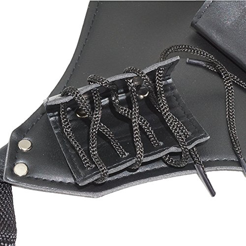 Moumou Sword Bag Sword Carry Case Correa Trasera para Ninja Hero Cosplay Anime Costume (Correa Trasera para Doble Espada)