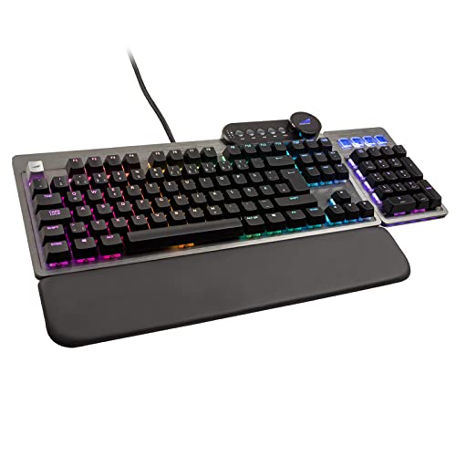 MOUNTAIN Everest MAX Gaming Tastatur - MX Brown, ISO, DE-Layout, Gris, Negro