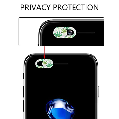 Mousyee Cubierta Webcam, Tapa Webcam, Cubierta Protectora para Cámara al Navegar por Internet Cubierta de Privacidad de Cámara Web con Patrón de Flores para Computadora Portátil Teléfono, 10 Piezas