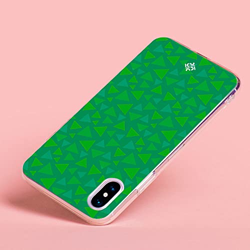 Movilshop Funda para [ iPhone 12 ] Dibujos Frikis [ Suelo Primavera A.C ] de Silicona Flexible Transparente Carcasa Case Cover Gel para Smartphone.