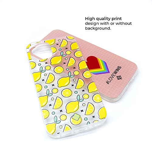 Movilshop Funda para [ iPhone 12 ] Dibujos Frikis [ Suelo Primavera A.C ] de Silicona Flexible Transparente Carcasa Case Cover Gel para Smartphone.