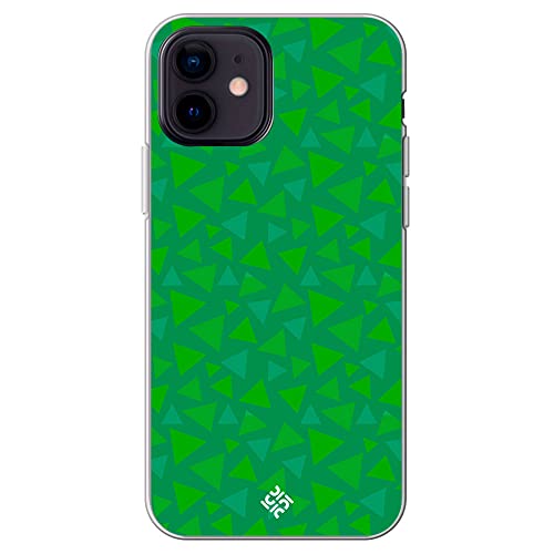 Movilshop Funda para [ iPhone 12 ] Dibujos Frikis [ Suelo Primavera A.C ] de Silicona Flexible Transparente Carcasa Case Cover Gel para Smartphone.