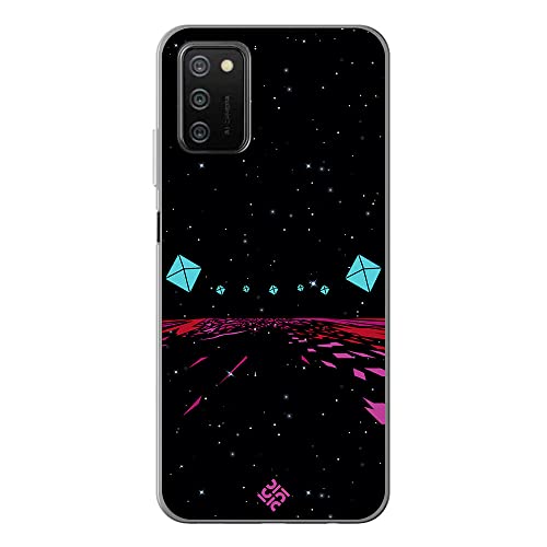 Movilshop Funda para [ Samsung Galaxy A03s ] Cine Fantástico [ Odisea En El Espacio Viaje ] de Silicona Flexible Transparente Carcasa Case Cover Gel para Smartphone.