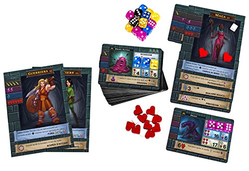 MS Edizioni- One Deck Dungeon, Color edición Italiana (80253)