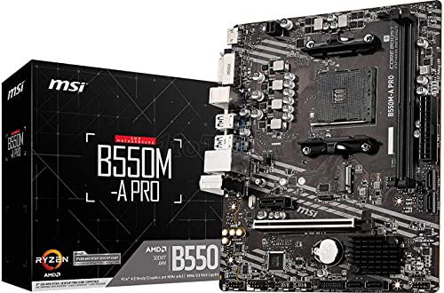 MSI B550M-A Pro Placa Base AMD B550 Zócalo AM4 Micro ATX