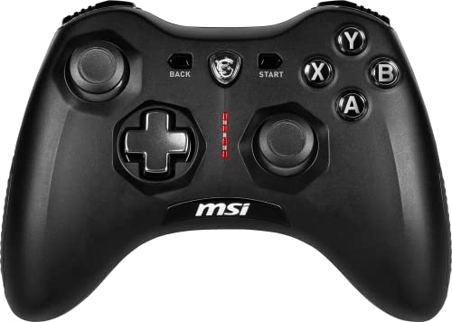 MSI Force GC20 V2Gaming - Controlador de vibración con Cable para PC, Android y Consolas, Color Negro, 205 Gramos