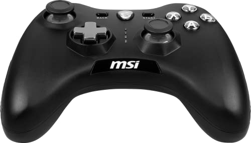 MSI Force GC20 V2Gaming - Controlador de vibración con Cable para PC, Android y Consolas, Color Negro, 205 Gramos