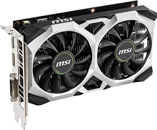MSI GeForce GTX 1650 Ventus XS 4G OC - Tarjeta gráfica (4 GB, GDDR5, 128 bit, 7680 x 4320 Pixeles, PCI Express x 16 3.0)