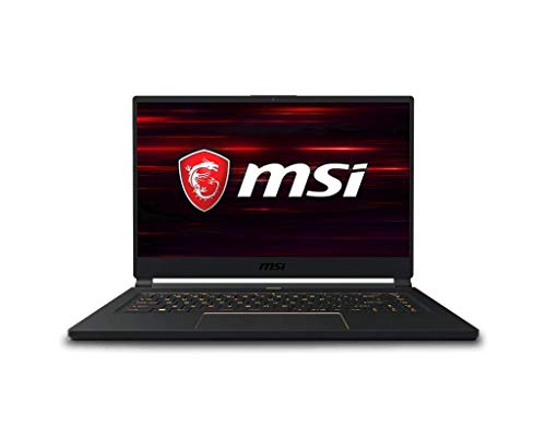 MSI GS65 Stealth 9SE-462ES - Ordenador portátil de 15.6" FullHD 144Hz (Intel Core i7-9750H, 32 GB RAM, 1TB SSD, Nvidia RTX 2060-6 GB, Windows 10 Home) - Teclado QWERTY Español