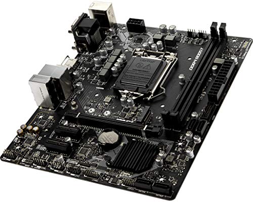 MSI H310M Pro-M2 Plus - Placa Base (Chipset Intel H310, DDR4 Boost, Intel LAN, Audio Boost, HDMI, soporta Intel pocesadores) Color Negro