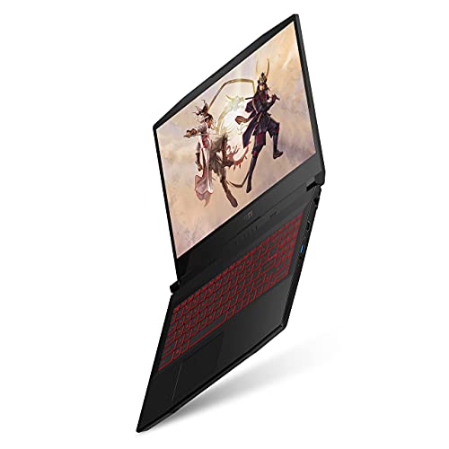 MSI Katana GF66 11UC-072XES - Ordenador portátil de 15.6" FullHD 144Hz (Intel Core i7-11800H, 16GB de RAM,512GB SSD, Nvidia RTX3050-4GB, sin sistema operativo) negro - Teclado QWERTY Español