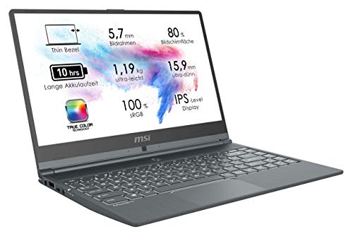 msi Modern A10M-669 Gris Portátil 39,6 cm (15.6") 1920 x 1080 Pixeles 10th Gen Intel® Core i5 8 GB DDR4-SDRAM 512 GB SSD Windows 10 Home Modern A10M-669, 10th Gen Intel® Core i5, 1,6