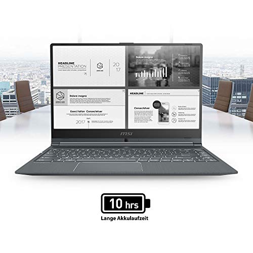 msi Modern A10M-669 Gris Portátil 39,6 cm (15.6") 1920 x 1080 Pixeles 10th Gen Intel® Core i5 8 GB DDR4-SDRAM 512 GB SSD Windows 10 Home Modern A10M-669, 10th Gen Intel® Core i5, 1,6