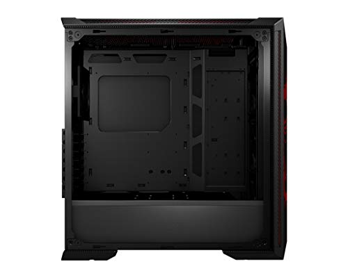 MSI MPG GUNGNIR 100D Mid-Tower Caja de PC Gaming (Negro, 1 x 120 mm RGB Ventilador Incluido, Panel Cristal Templado, EATX, ATX, mATX, Mini-ITX)