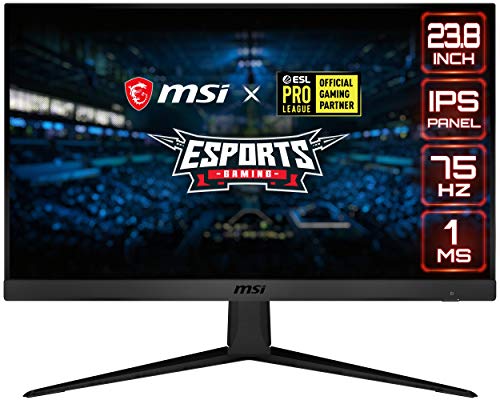 MSI Optix G241V E2 - Monitor de 23.8" (60cm) (16:9, IPS, 1920 x 1080 FHD, 1000:1)