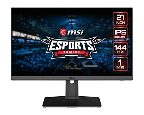 MSI Optix MAG275R - Monitor Gaming de 27" FullHD 144Hz (1920 x 108, ratio 16:9, Panel IPS, 1 ms respuesta, brillo 250 nits) negro