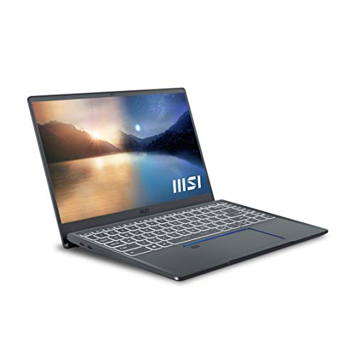 MSI Prestige 14Evo A11M-003ES - Ordenador portátil de 14" FullHD (Intel Core i7-1185G7, 16GB RAM, 512GB SSD, Intel Iris Xe Graphics, Windows 10 Home Plus) Glossy Grey - Teclado QWERTY Español