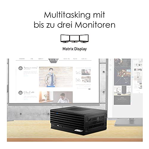 MSI Pro DP20Z 5M-001BEU - Mini PC, AMD Knoll X300, AMD Radeon Graphics, Memory 2X DDR4 3200MHz SO-DIMMs (32GB MAX)