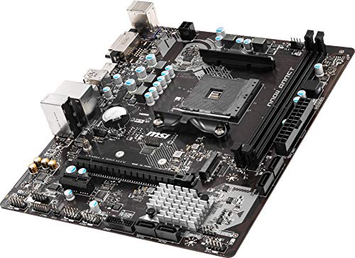 MSI ProSeries AMD A320 1ª, 2ª y 3ª generación Ryzen compatible con AM4 DDR4 HDMI DVI M.2 USB 3 Micro-ATX placa base (A320M-A PRO MAX)