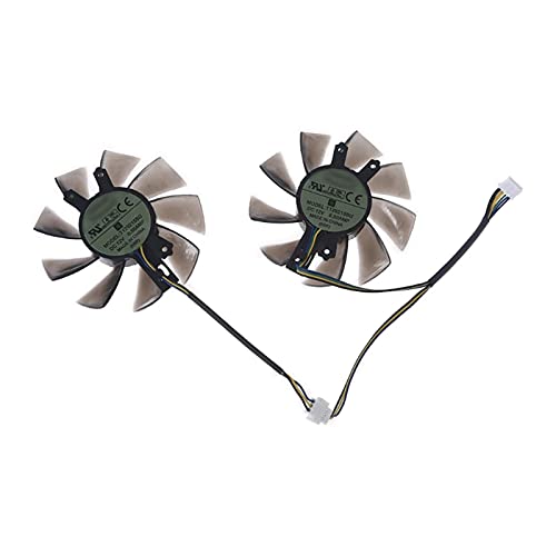 MSRRY K1KF 2 Pcs 75 mm/2.95in T129215BU VGA Fan Apto for Galax GTX 1060 1060 GTX KFA2 Tarjeta gráfica Ventilador de 4 Pines 12V 0.50a
