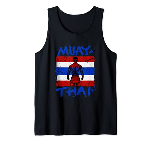 Muay Thai Artes Marciales Mixtas Thai Boxeo Regalo Camiseta sin Mangas