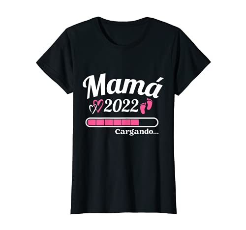 Mujer Anunciar el embarazo es divertido El bebé está llegando 2022 Camiseta