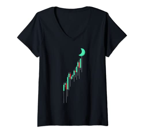 Mujer Blockchain ICO Horse Whitepaper to Product Release Crypto Camiseta Cuello V