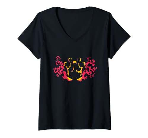 Mujer Kingdom Rush Vez'nan Mirada Camiseta Cuello V