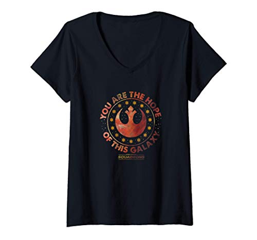 Mujer Star Wars: Squadrons You Are The Hope Of This Galaxy Camiseta Cuello V