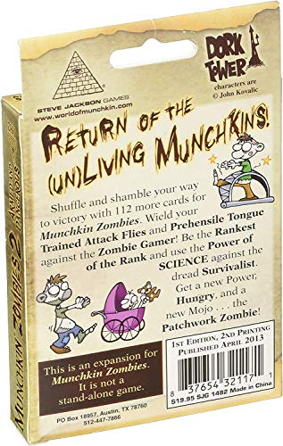 Munchkin Zombies 2 - Armed & Dangerous - Videojuego para niños (Steve Jackson Games) (versión en inglés)