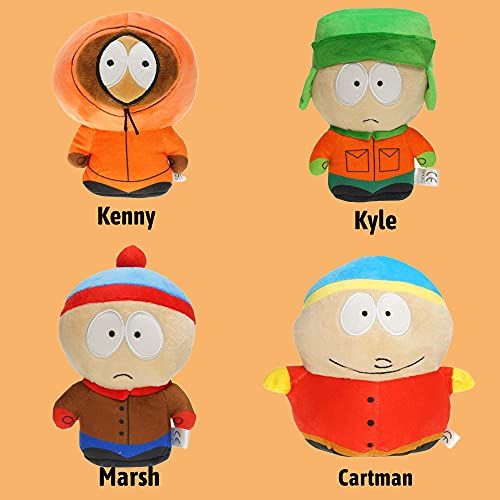 Muñecos de Peluche de Dibujos Animados The South Parks de 7.8 Pulgadas, Lindos muñecos de Peluche de Marsh & Kyle & Kenny & Cartman, cumpleaños navideños para niños y niñas (Marsh & Kyle)